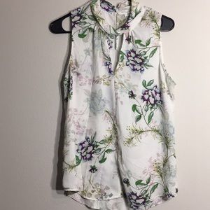 Rose and olive blouse